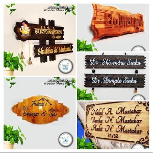 wooden Name Plates Manufacturer Karnataka.artsNprints.com shop online and get door delivery nearby Karnataka and across India