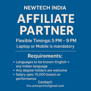 Part time job opportunity near Yeshwanthpur for students